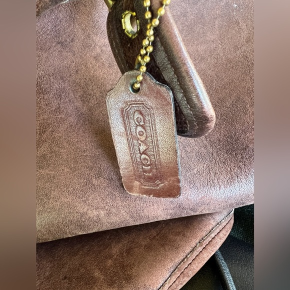 Coach Vintage Bucket Duffel Brown Leather - Picture 5 of 12